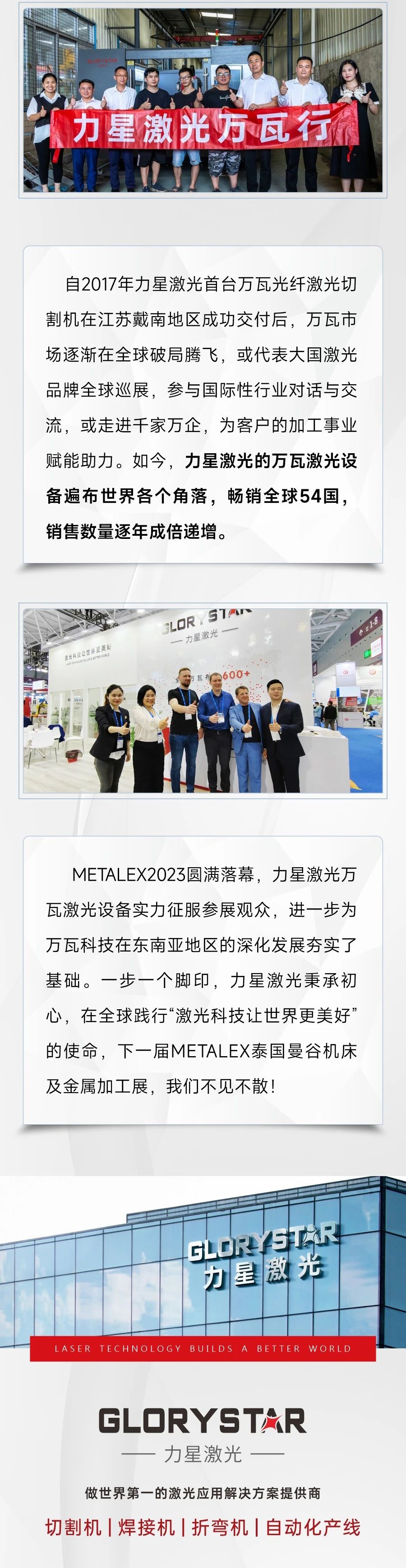 2023再出征!力星激光攜萬瓦設(shè)備亮相METALEX泰國曼谷機(jī)床及金屬加工展! 2023再出征!力星激光攜萬瓦設(shè)備亮相METALEX泰國曼谷機(jī)床及金屬加工展!