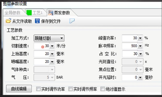 光纖激光切割機系統中蒸發去膜功能的使用方法 光纖激光切割機系統中蒸發去膜功能的使用方法