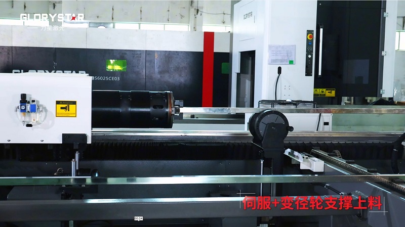 6000瓦雙卡盤激光切管機,高效率,高精度,高品質 6000瓦雙卡盤激光切管機,高效率,高精度,高品質